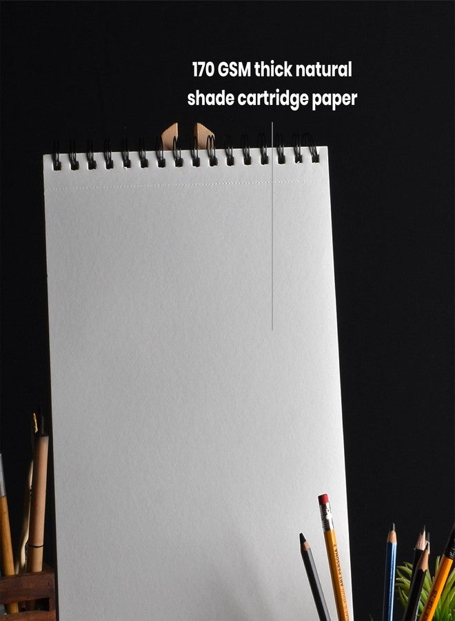 Scholar Artist Pad - Advanced (A4) (170 GSM, Natural Shade Cartridge Paper, Wiro Bound) - Image 3